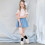Kids Ankle Support Compression Socks Black 2 Pairs 5-10 6