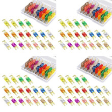 72 Pièces Fusible ANL, Paquet de Fusibles ANL Plaqués (20A, 30A, 40A, 50A, 60A, 80A, 100A, 125A, 150A) pour Automobile Marine