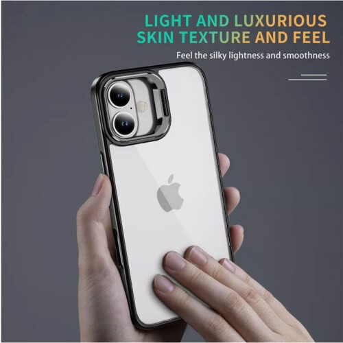 Capa transparente Xhy para iPhone 16 Pro com protetor de tela, resistente. 1