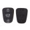 Silicone keypad shell replacement for Hyundai Kia A 3-button 5