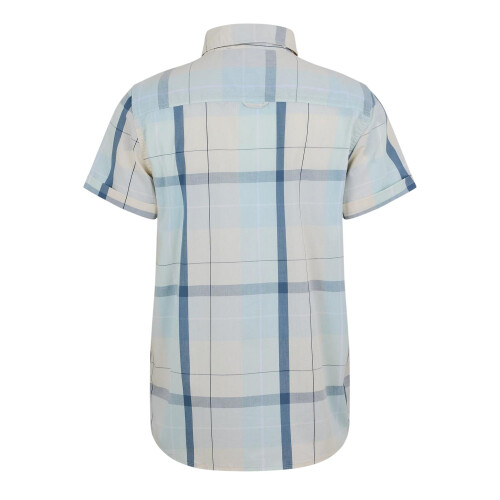 Bench Bench Mens Checked Fitted Short-Sleeved Shirt 1
