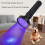 UV Flashlight 100 LEDs Large 5