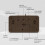 Wooden digital alarm clock with large temperature display 4