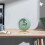 Green Analog Alarm Clock with Light Quiet Small 2