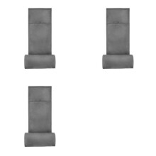 3X Almohada Cervical para Sillón Reclinable, Almohada Reclinable Ajustable para Reposacabezas, Almohada de Cabeza Antideslizante de Terciopelo Suave