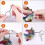 Metal keychain with carabiner 55 pieces 3