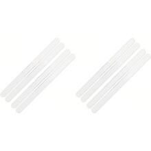 8PCS Replacement Strips for Bedsheet Holder, Replacement Straps Compatible with Most Lock Sheet Holders(Clear)