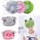 Shower Cap Waterproof Double Layer Cartoon 3-Pack 5
