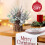 Small artificial Christmas tree with ornaments, silver 4