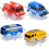 Toy cars with 5 LED lights 4-pack 2