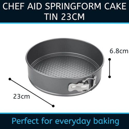 Non-stick Round Springform Cake Pan Gray 23cm 1