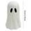 Halloween paper mache ghost decor black white brown 4 pcs 4