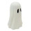 Halloween paper mache ghost decor black white brown 4 pcs 8