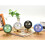 Retro Analog Alarm Clock with Night Light Battery Powered 4