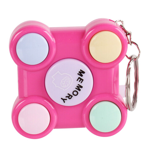 LED Memory Game Keychain Handheld Mini Console 1pc 1