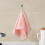 Toalha de mão macia e absorvente para banheiro, rosa, 75 x 35 cm (29,5 x 13,8 polegadas). 6
