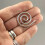 Stainless Steel Spiral Cable Sweater Needle Gold 3