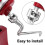 KitchenAid Dough Hook Replacement Stainless Steel K45DH 5