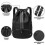 Gym Bag Drawstring Black Large PE Sports Backpack 2