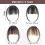 Clip-in bangs and lashes with real hair extensions 2