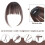 Clip-in bangs and lashes with real hair extensions 3