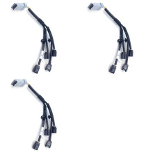 3X 656905 Car Fuel Injector Wiring Harness for  301 206 307 308 2008 408  C3 C4 Elyess DS3 DS4 9661675380