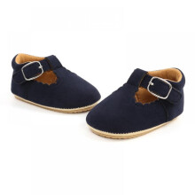 Zapatos unisex para cuna de bebé, de piel sintética, suela suave antideslizante, tallas 0-18.