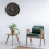 Quartz Wall Clock Rose Gold 25cm Silent Round 4
