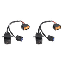 2X Aid Parking Camera Reverse Assist Rear View Camera 95760-C1100 95760-C2101 95766-E6201 for Sonata 2015-2017
