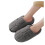 Men's Grey Flip-Flop Slippers Extra Wide Size 10 4