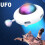 Interactive Cat Toy with Rotating Spring UFO 4