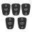 Hyundai Kia Remote Key Shell Rubber Pad 5pcs 3