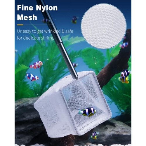 Aquarium Screen Mesh 5cm with Extendable Stainless Steel 1