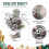 Small Artificial Christmas Tree with Ornaments Silver 2