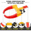 KAYCENTOP wheel clamp lock red yellow universal adjustable 2