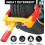 KAYCENTOP wheel clamp lock red yellow universal adjustable 3