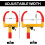 KAYCENTOP wheel clamp lock red yellow universal adjustable 4