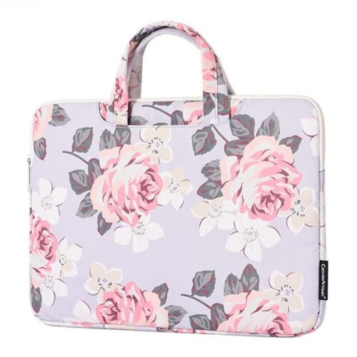Computer Case Floral Blue 15 Inch 1