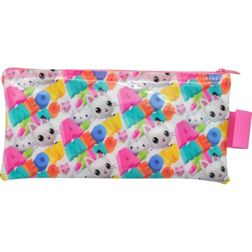 Gabby's Dollhouse pencil case transparent multicolour 1