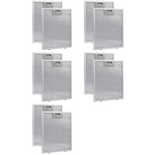 10 Stück Dunstabzugshaubenfilter, Metallgeflecht, Abluftfilter, 320 X 260 mm, Küchenhauben, Ölfilter, Dunstabzugshaube, Fett