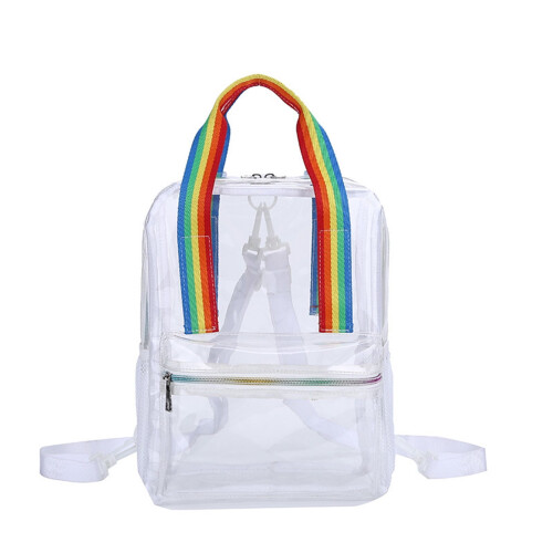 Transparenter PVC-Rucksack, robust und groß 1