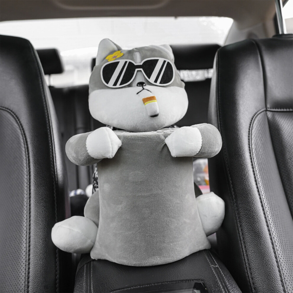 Car Trash Can With Tissue Drawer And Leakproof Design 938499879428