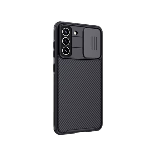 Capa NILLKIN CamShield Pro preta, compatível com Samsung Galaxy S21FE. 1