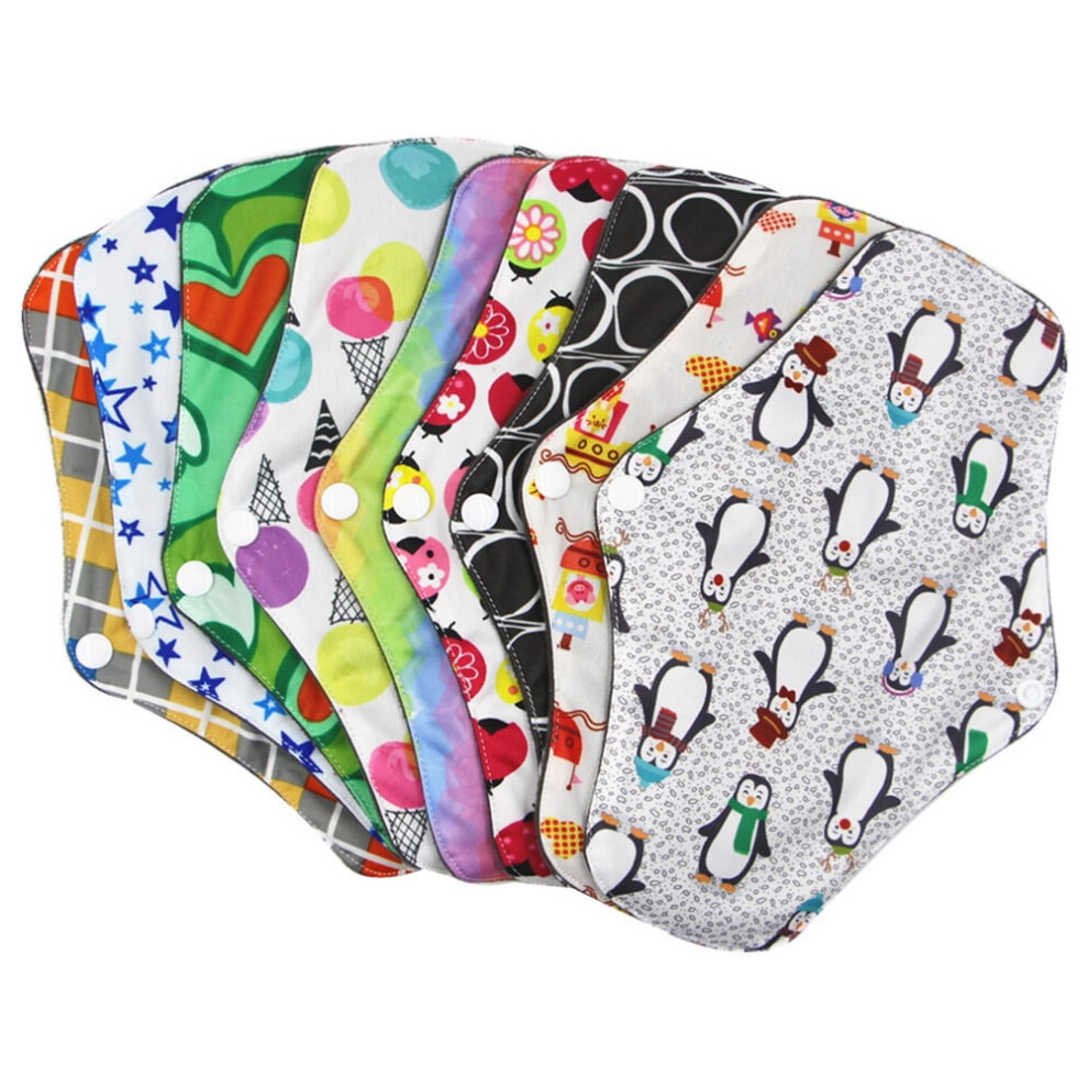 Bamboo Menstrual Panty Liner Reusable Non-slip 5 pcs
