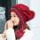 Dames wintermuts en -handschoenen set, gebreid met pompon 3