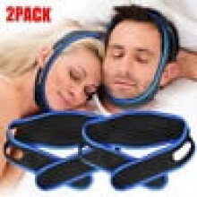 Anti-Snoring Chin Strap for Sleep Apnea 2 Pack