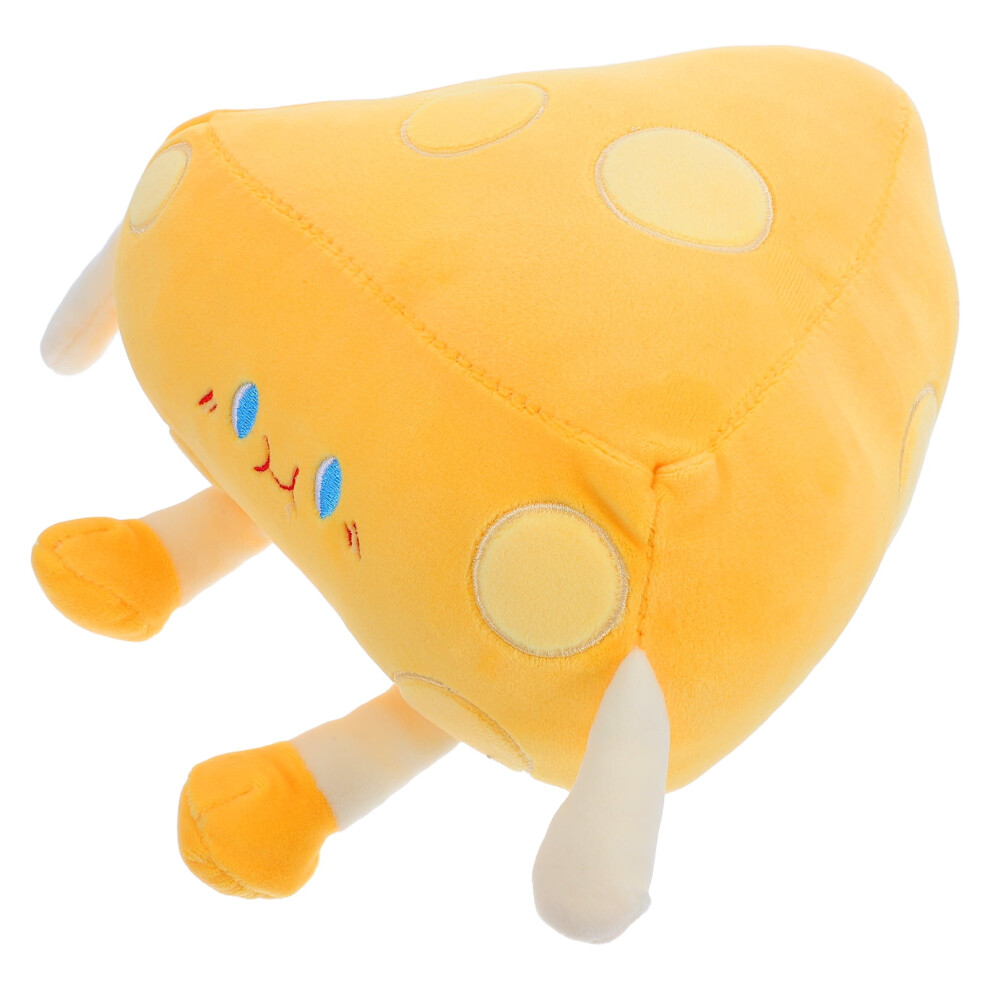 Soft Cheese Cushion Pillow Plush Wedge Decor 1 Piece