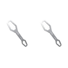 2pcs 8-22mm Universal Torx Wrench Self-Tightening Adjustable Glasses Wrench Board Double- Torx Spanner Hand Tools