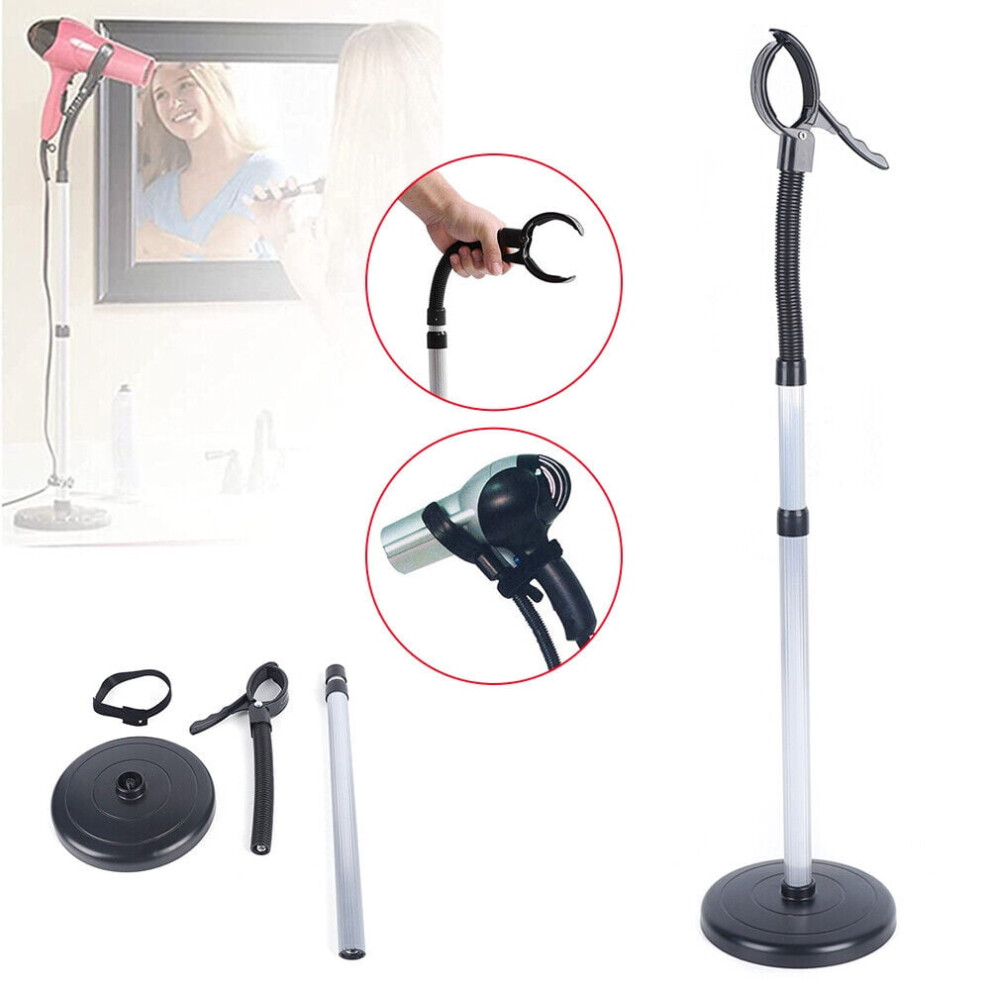 Hair Dryer Stand with Suction Cup Mount - 360 Rotation