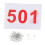 Running Bibs Athlete Numbers Reusable with Pins 100 pcs 1